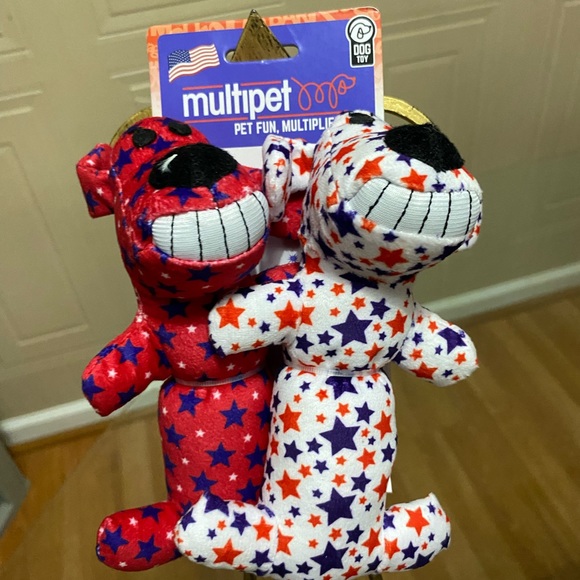 - Brand New Set Of 2 loofa Dog Toy With Squeaker. - Picture 3 of 7